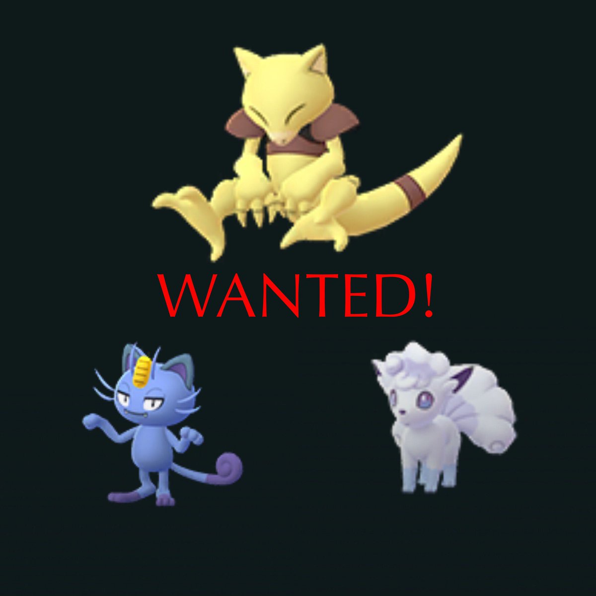 Helsinkitrolli 1 6m Collector Dortmund Go Fest Trade Looking For Shiny Abra Meowth And Vulpix Have Over 100 Shinies Unown D E F H I J L M N O P