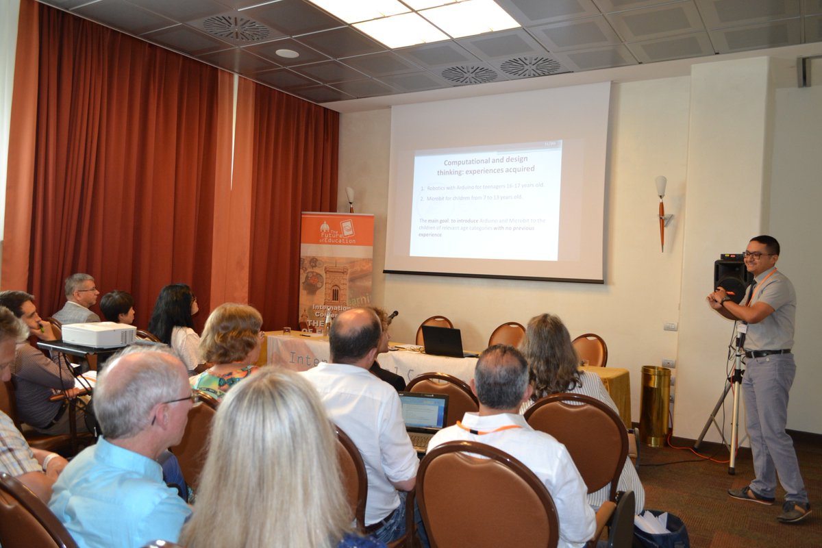eu_track's tweet image. During the The 9th Edition of The Future of Education International Conference, Alden M. Dochshanov, PhD of EU-Track Association, presented the Coding4Girls project.
#FOE #Coding4Girls #code #womenintech #girlswhocode #girlwhocodes #stemsquad #womeninstem #womenwhocode