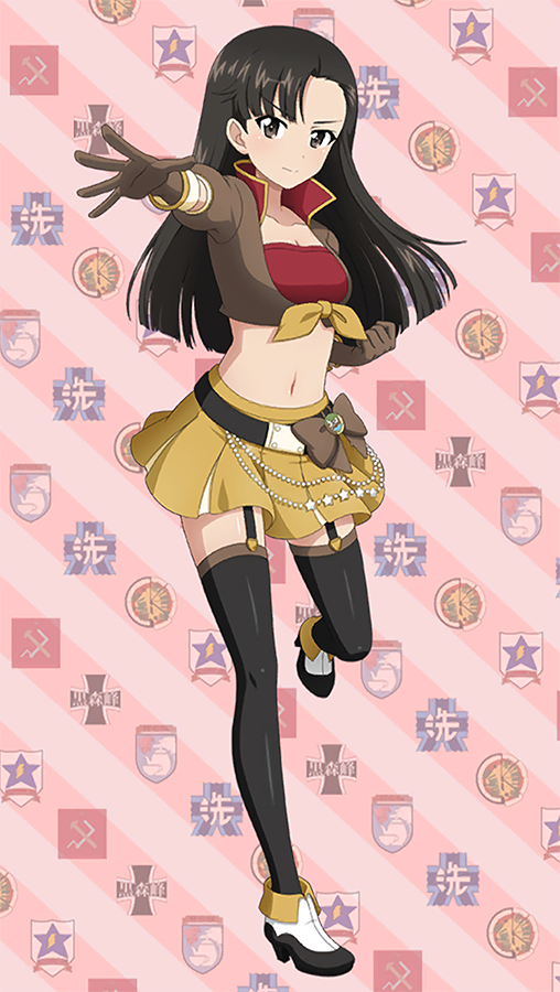 灰色服のプリン ガルパン総合アカウント V Tvittere 戦車道大作戦 知波単学園あいどる部 西 絹代 この歌で我が校の魂を伝える 福田 諸先輩方に恥じぬよう励まねば 知波単のラバさんでも歌うのかな N