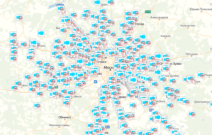 Карта камер видеофиксации гибдд санкт петербург