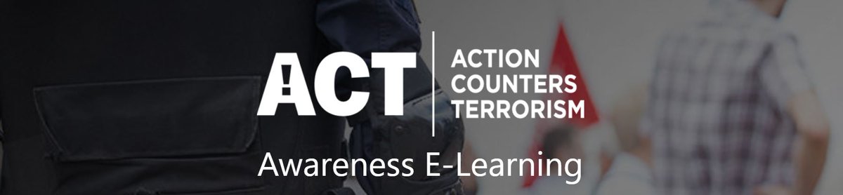 JamesJwb's tweet photo. Thanks @DarrenRead18 &amp; @Amulet_Security for introducing me to the #Action #Counter #Terrorism Awareness E-Learning - its very informative, free and well worth completing - I'd recommend to all; colleagues, competitors, friends, family, alike! #PleaseShare https://t.co/NLbogfEykM https://t.co/kw7CgMplzh
