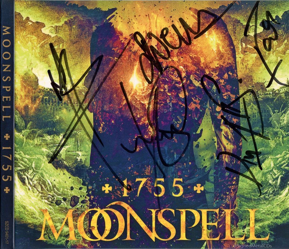 SIGNED MOONSPELL 1755 Autographed CD 