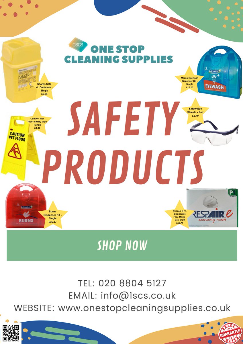 StopSupplies's tweet photo. Shop Our Safety Products Now To Be Sure Your Office Is Best Equipped With Safety Essentials! https://t.co/xkbZiwTsdk…/safety-products
#clean #cleaningproducts #shopping #onestopcleaningsupplies #safety https://t.co/mQgZsh2rkc