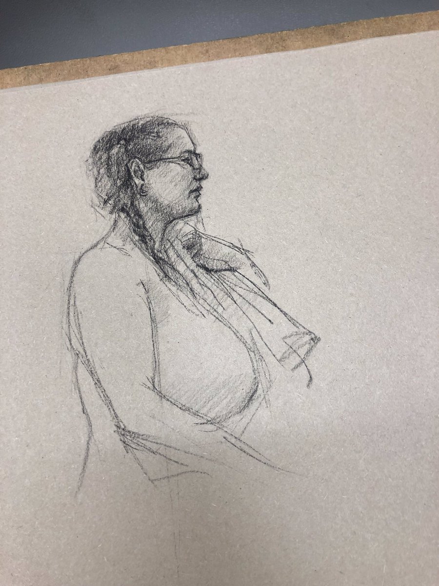 Amazing pencil study of myself by the very talented Jake Bussell, done whilst sitting for his group in Hullbridge Essex. 
.
I cannot recommend Jake’s group highly enough,very relaxed, all abilities welcome and he is an excellent tutor. I plan to join them to draw asap! #lifemodel