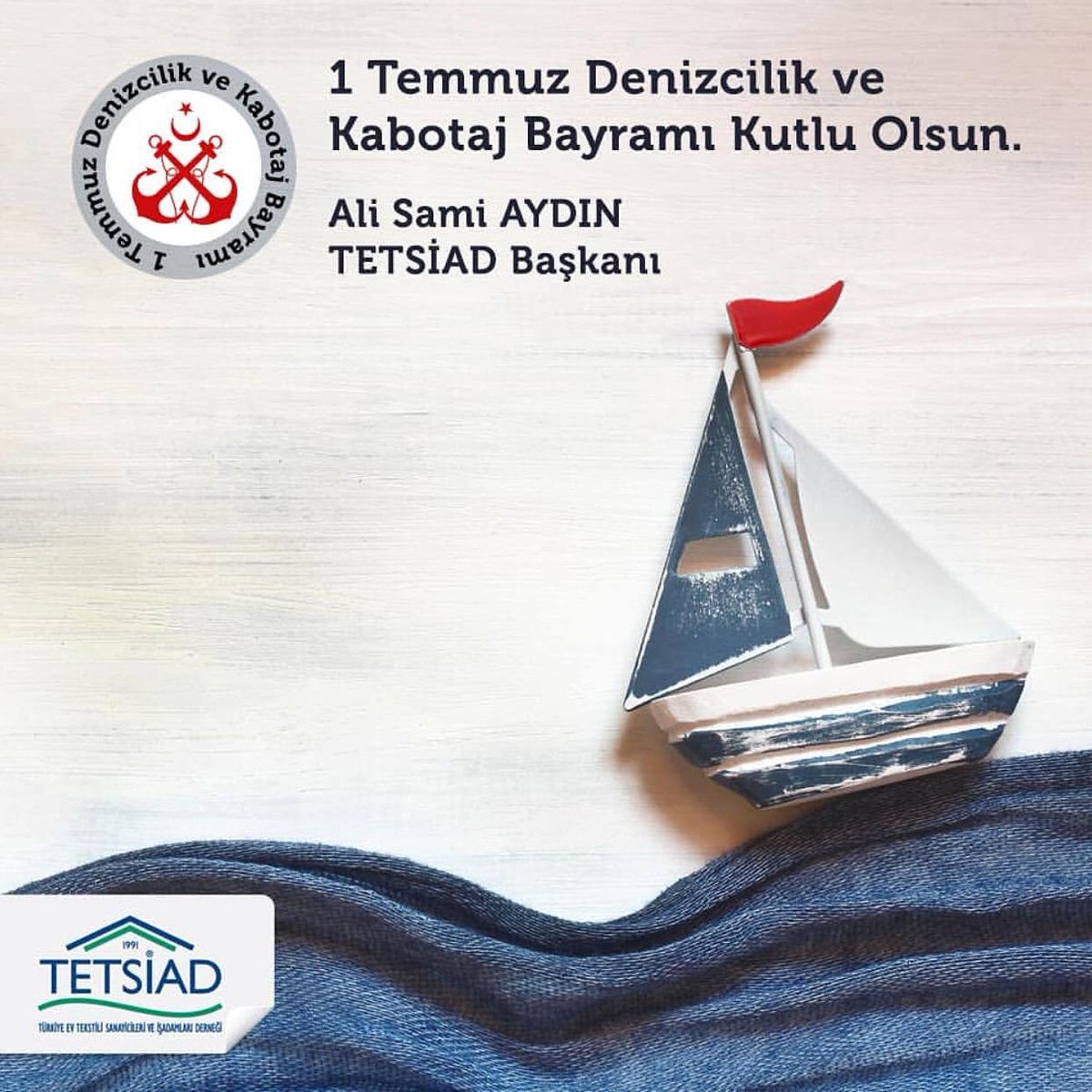 1 Temmuz Denizcilik ve Kabotaj Bayramı kutlu olsun. #1Temmuz #denizcilikvekaborajbayramı #kabotajbayramı #tetsiad #türkiye