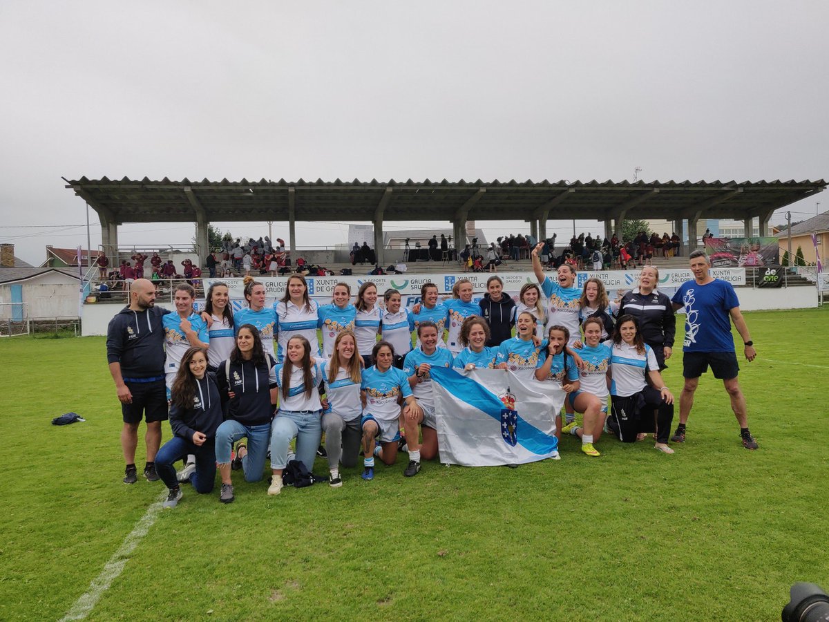 👏👏Noraboa <a href="/Jap_69/">Jos Portos🌈</a> polo título do #cesa7s  .Gran campeonato cos dous equipos de <a href="/RugbyGalicia/">Galicia Rugby</a> 🏉7s  . A seguir traballando para o desenrolo do #rugbyfeminino  🏆