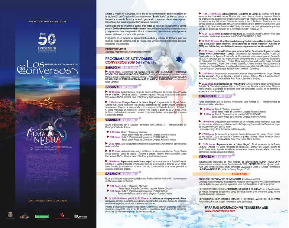 #LosConversos2019 de #Hervás, un evento con la vigencia de la reivindicación de la libertad, y el reconocimiento de las injusticias. Ocio y cultura como base divulgadora de una historia particular, con valores universales. + en Los Conversos, Hervás - Los Conversos