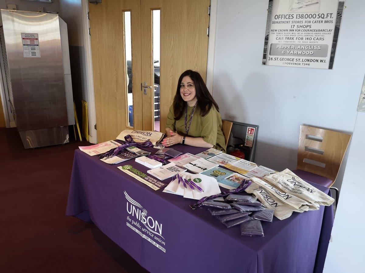 Come and see us at our weekly stall in Merton Junction.

join.unison.org.uk