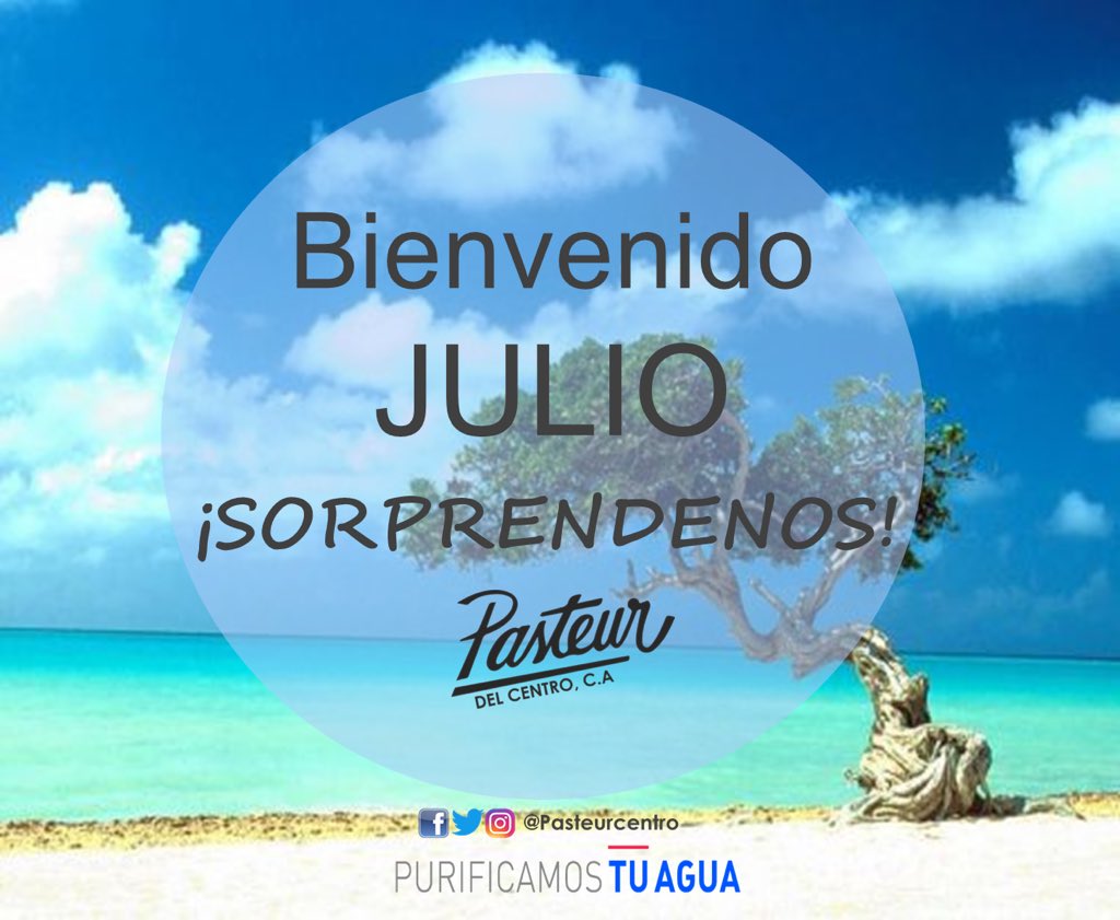 PasteurCentro's tweet photo. Feliz mes.. Bendiciones para todos .. #Julio #Sorprendenos 
#pasteurdelcentro 
#PDC 
#Pasteur https://t.co/WWGTxHIO9Q