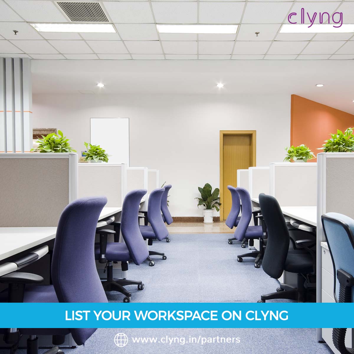 clynged's tweet photo. Did you know that co-working office #spaces reduces the burden of investment for your clients and helps the space generate more revenue.
.
List your #unused #workspace with Clyng today and ride the #coworking wave. Visit our website https://t.co/zd23N02UEP https://t.co/q6TqIpla9b