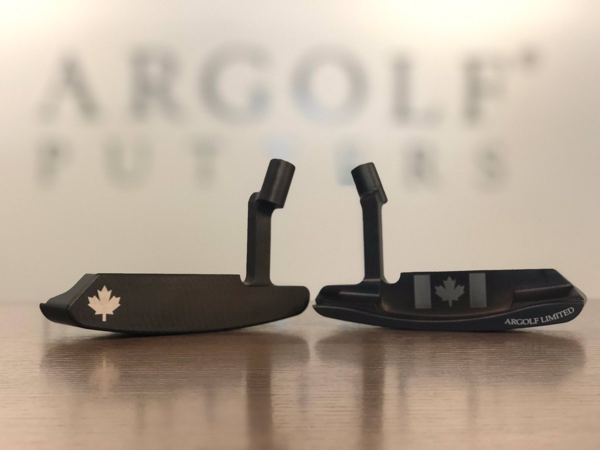 GrebencCo's tweet image. Happy Canada Day! 🇨🇦 Limited Edition Arthur with dark rainbow finish.  Contact joe@grebenccompany.com to order.    #happycanadaday🇨🇦 #ocanada #limitededition #putter #argolf