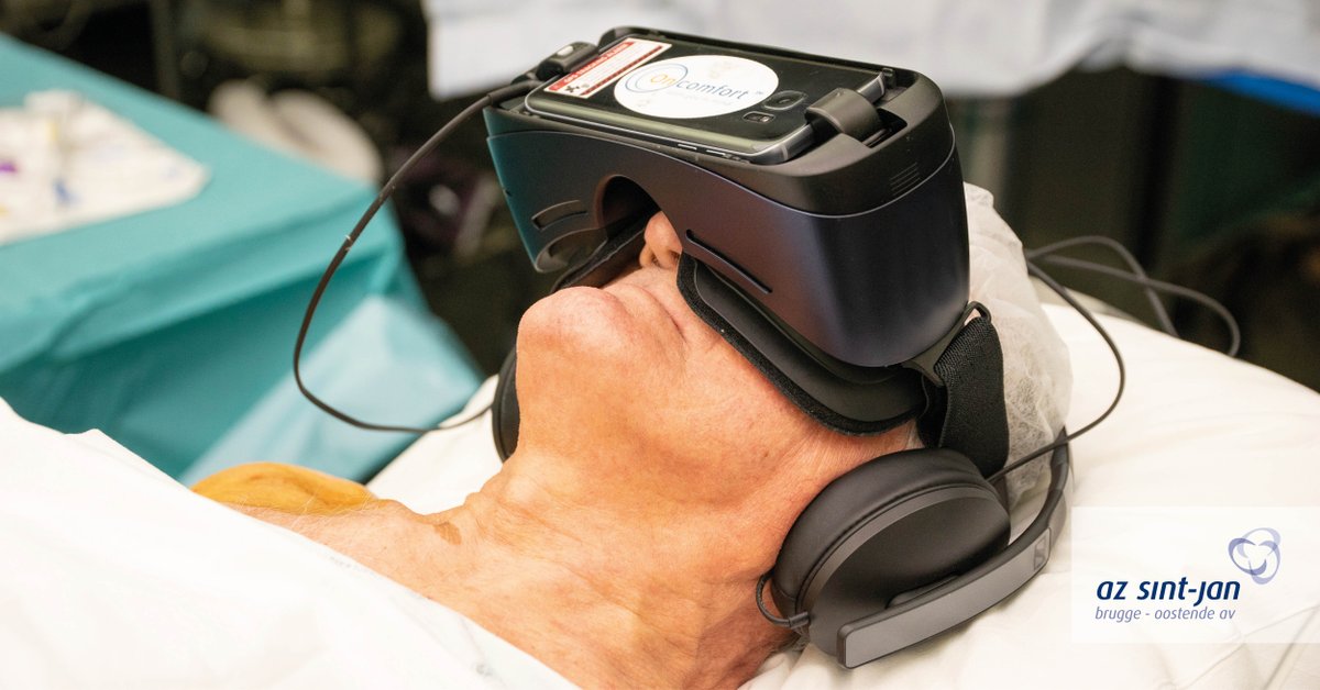 Je kijkt op tegen een ingreep onder lokale verdoving? Onze dienst #algemenekinderenvaatheelkunde laat je de procedure door een andere bril zien, een #VRbril. Werkt het echt? #virtualreality #angstenpijnverminderen #azsintjan  bit.ly/2NgyArE
