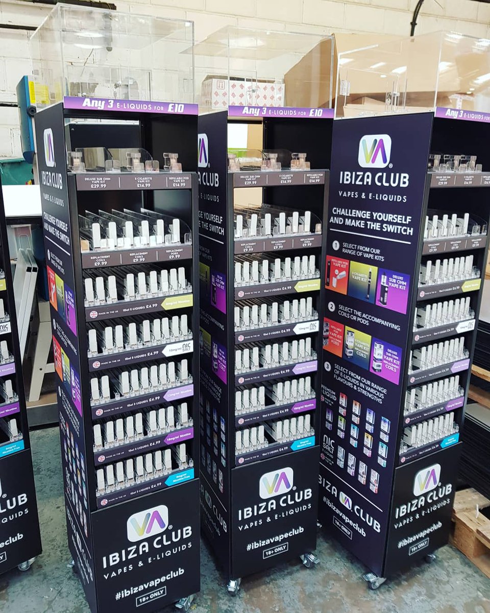impulsepop's tweet photo. Monday is here and so is our Vape displays! See how the displays come to life after the graphics are applied🙌
Click the link below to our Insta!
https://t.co/jXE6qXyZ2X
#retaildisplay #vapedisplays #graphics #freestandingdisplay #displayunit #impulsepointofpurchase https://t.co/v09prNd9ul