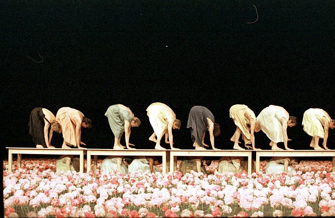 CDMyD's tweet image. #FelizLunes #BienvenidoJulio Recordamos a #PinaBausch (27 jul 1940- 30 jun 2009) en el décimo aniversario de su muerte. En el CDAEM tenemos  estas PUBLICACIONES a tu disposición 👇cdmyd.bage.es/cgi-bin/koha/o…
☑️Galería: 'Nelken' (Teatro Real, 1998) 📸Daniel Alonso