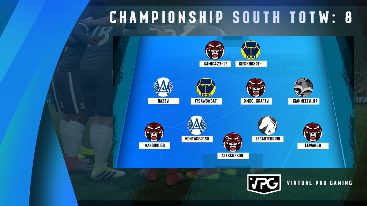🏆| <a href="/VPGChampNorth/">Championship North</a> @VPGChampSouth 
🗓| Week 8 TOTW 

#WhereTheChampionsPlay