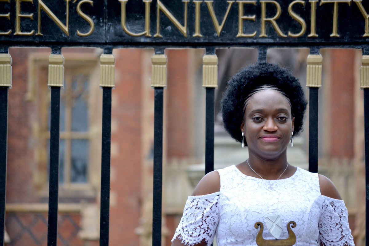 QUBAlumni's tweet image. Delighted to announce that the @QUB_QGA @FirstTrustBank Student of the Year 2019 is Gift Sotonye-Frank!

Gift celebrated her award at today’s ceremony alongside her wonderful family #LoveQUBGrad #LoveQUB