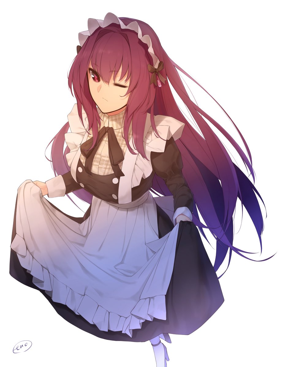 “How may I serve you mas-... ma-... mast... it’s impossible. It only makes sense that a goddess cannot be a mortals maid.”

#MaidMonday