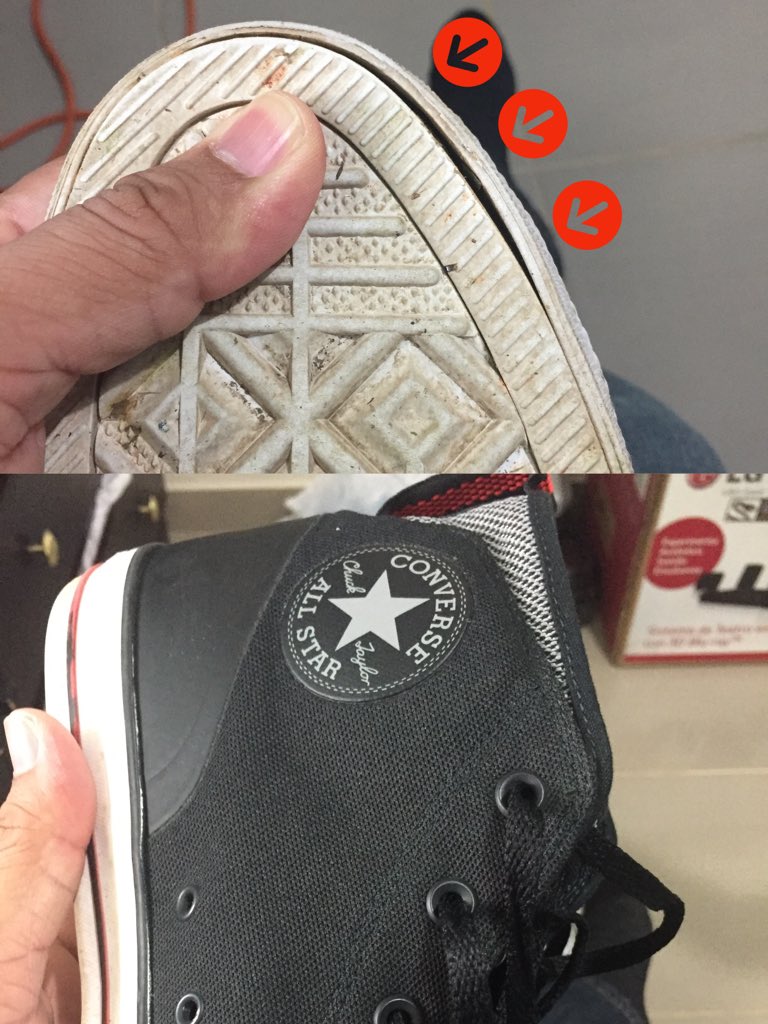 converse logo rubbing off