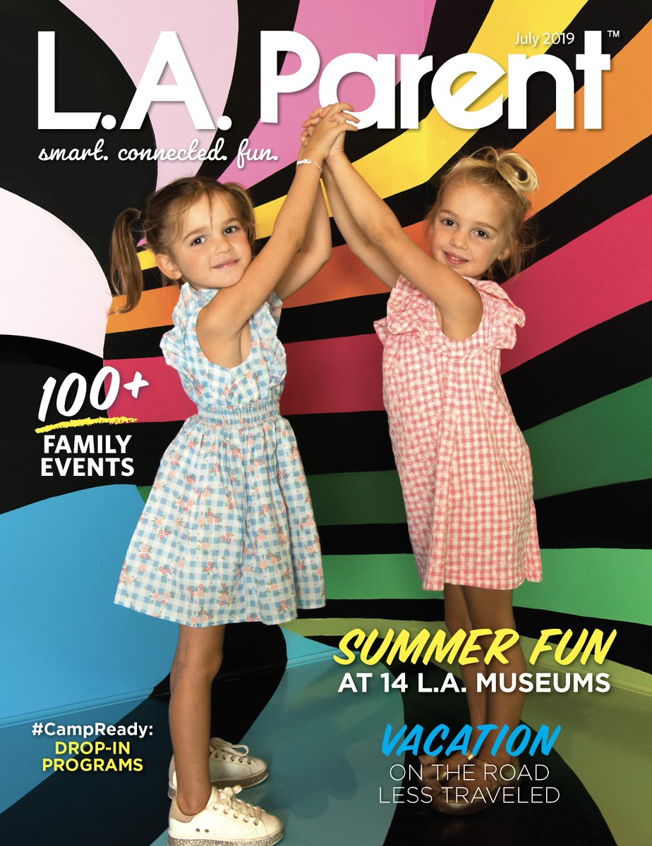 LAParentMag's tweet image. We had so much fun with our #covermodels @Milastauffer and Emma Stauffer @kcstauffer at the new @CaytonMuseum! Photography by Philicia Endelman.
