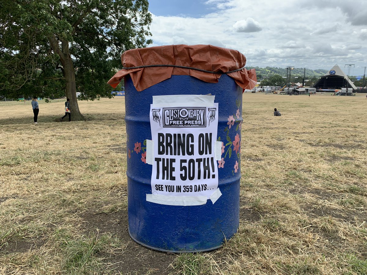 Thank you to everyone who helped to make it such a special Glastonbury. We’ll see you in 2020!