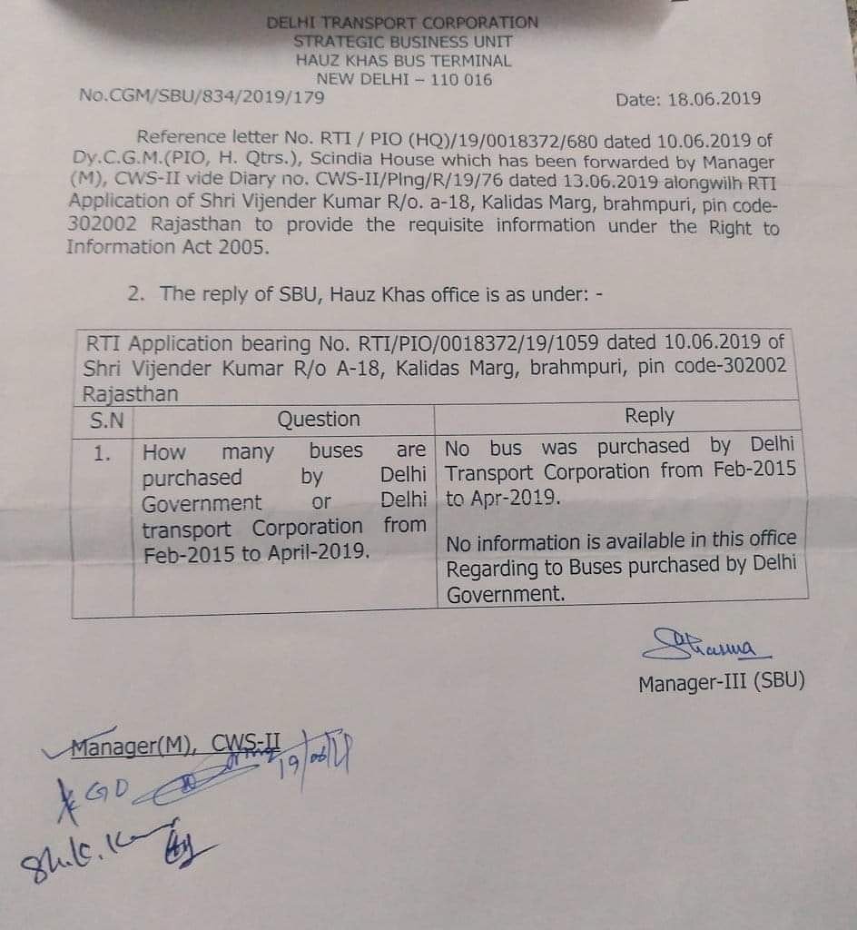 devendrayadvinc's tweet photo. RTI से हुआ बड़ा खुलासा...
AAP सरकार नहीं ला पाई दिल्ली में एक भी नई बस। पहले से भी लगभग 500 से ज्यादा बसें हुई कम। जनता को मुफ़्त बस सेवा का झूठा वादा करने वाली सरकार कर रही है जनता के साथ धोखा। जुमलों से किया जा रहा ध्यान केंद्रित। जनता माफ़ नहीं करेगी। #IamWithRahul #delhigovt https://t.co/OxLUUzkkv7