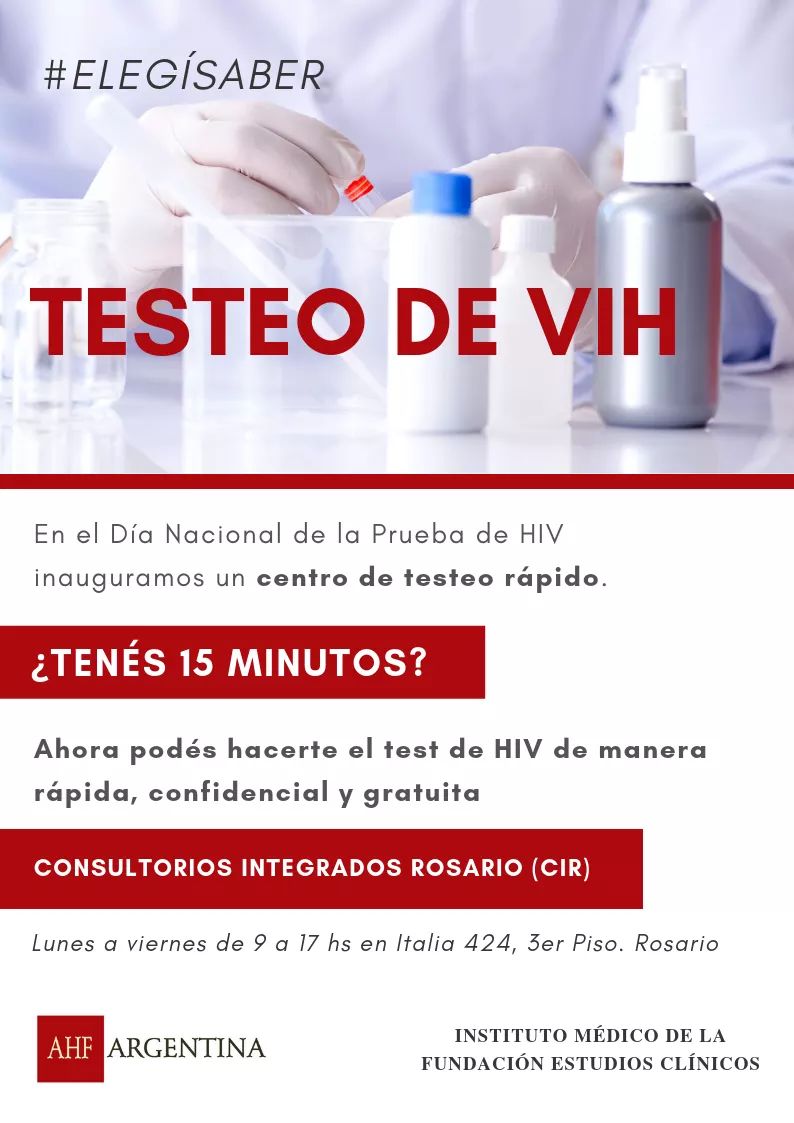 PamelaGazzotti's tweet photo. Todo el que esté en Rosario y quiera pasar a hacerse el testeo, puede ir, y el que no, no le cuesta nada dar rt. Ayuden a difundir, es una buena causa https://t.co/ZWn0imnG4x