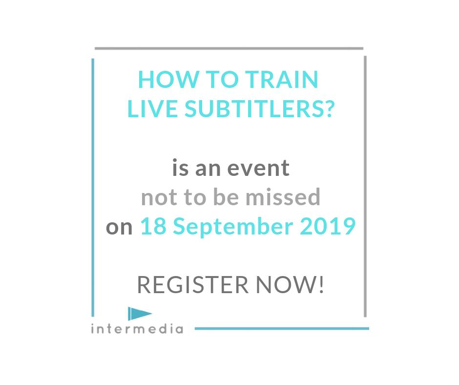 ASzarkowska's tweet image. Don&apos;t miss a fantastic #ILSAproject multiplier event &quot;How to train live subtitlers&quot; on 18 September at #Intermedia2019Warsaw!

Register now:
intermedia.ils.uw.edu.pl/ilsa-project-m…
#LiveSubtitling #respeaking #AVT #AVTlab @ils_uw @JanLKruger @AnnaMJankowska @ESIST_official @EUErasmusPlus