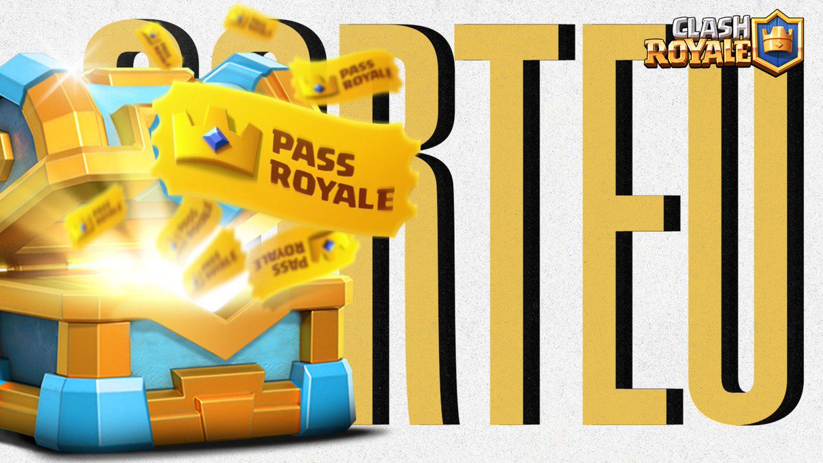 Con motivo de la nueva temporada de Clash Royale, vamos a sortear un Pass Royale para nuestros seguidores 🙌🏼💙

REQUISITOS: 
•Seguirnos
•Seguir a <a href="/designs_dsg/">DSG Designs</a> y a <a href="/Enri_TC/">Enri 🇮🇨</a>
•RT y MG

PD: Si hay mucho apoyo, sortearemos uno más 😉

Finaliza el 8/7, ¡mucha suerte! 🤘

#AlwaysDSG