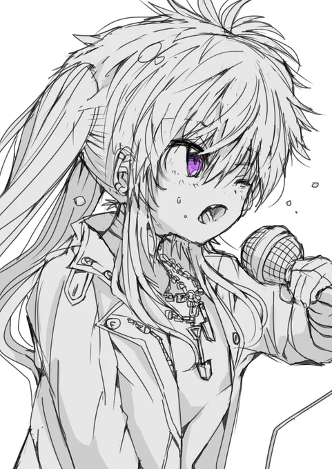 深夜のお題の「ロック」描けなくて消化不良だったので 