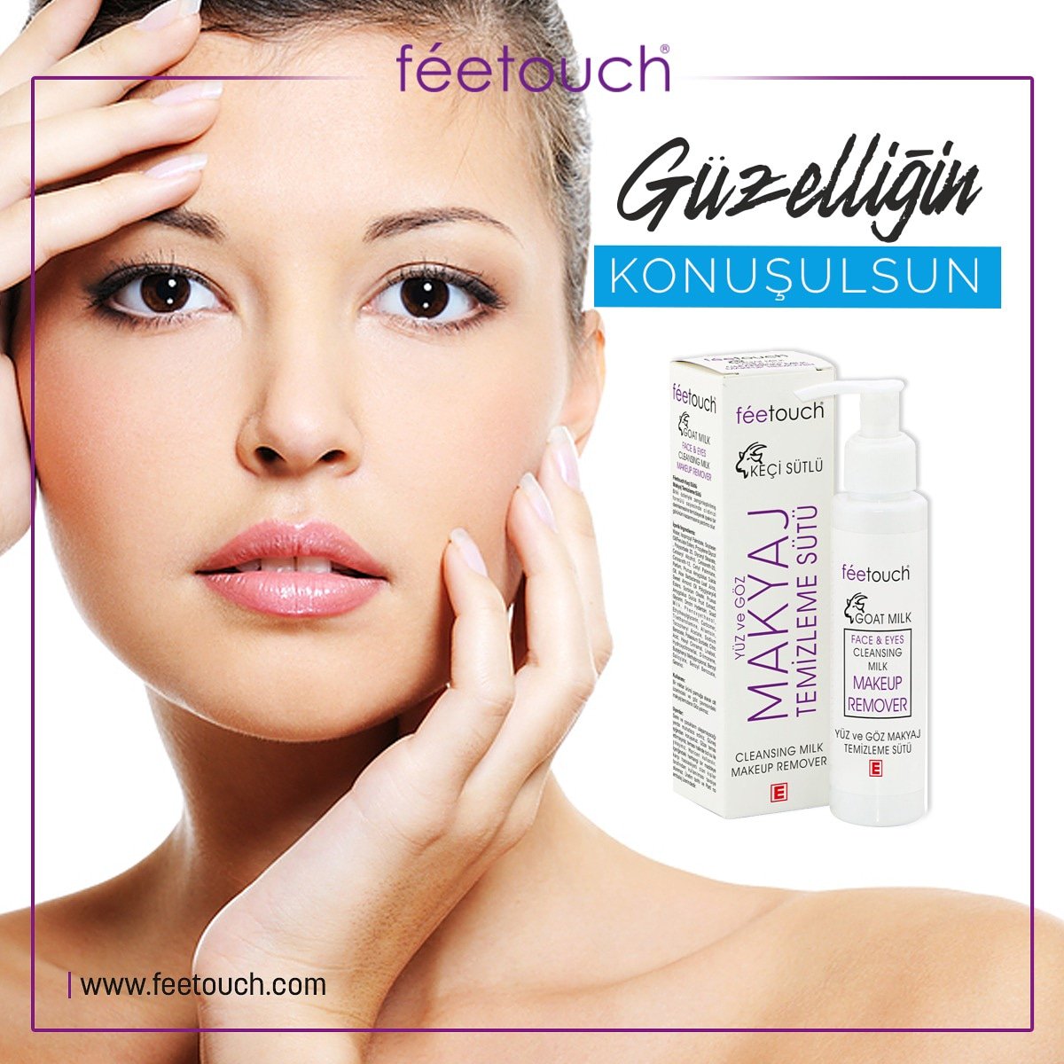 Güzelliğin Konuşulsun
Feetouch Keçi Sütlü Yüz ve Göz Makyaj Temizleme Sütü ile yüzünüz ve gözleriniz ışıltısını daima korusun.

⚠️ SADECE ECZANELERDE

feetouch.com

#feetouch #cream #makyajsütü #makyaj #pürüzsüz #pürüzsüzcilt #kırışıklık #tazelik #güzellik #bakım #cilt
