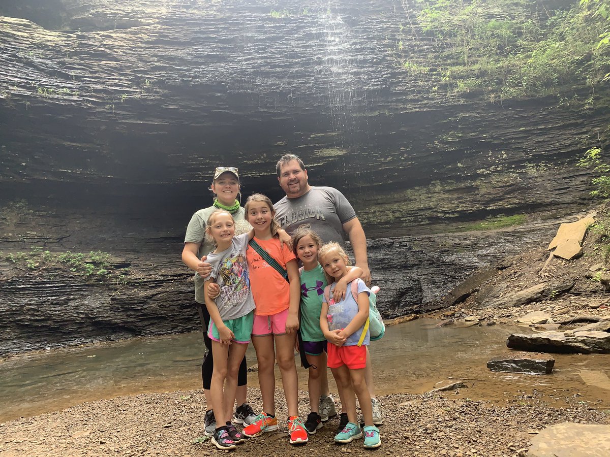 Lindsey_Murdock's tweet photo. Inspired by my #STEMersion hiking experience we took to the outdoors at home and hiked Bridal Veil Falls. These girls were amazing on their first hike! #getoutside #staycation #murdocksummer19 https://t.co/E14Hag36BY