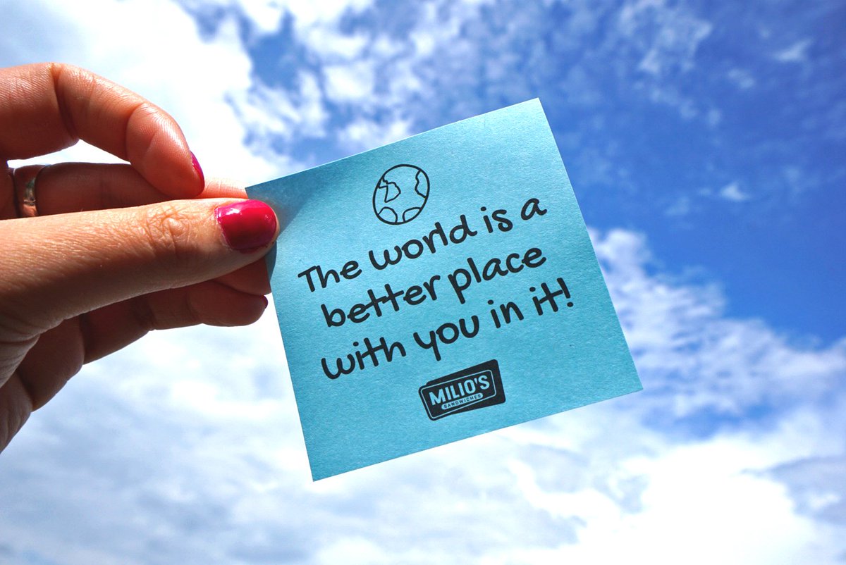 digitalringlive's tweet photo. A little something to brighten your Monday. We ❤️ these sticky note designs for @miliossandwich to put on their customers’ wrapped sandwiches. Which quote would YOU like to see on future sticky notes?
#TDRFeaturedWork #madisonwi #madisonmarketing https://t.co/0tYT9Ht46F