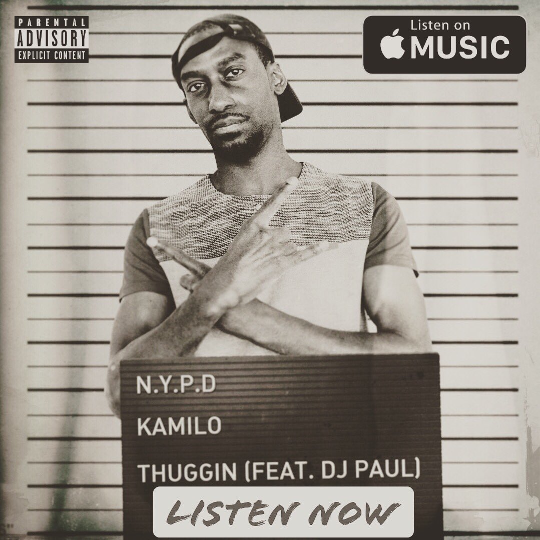 TheRealKamilo's tweet photo. This is the track you've been waiting for! Before you do another thing today, turn your speakers up &amp; listen to "Thuggin" feat. @DJPAULKOM (Prod. by @gummybeatz) on #AppleMusic, here: https://t.co/KdCDqZwvi6 https://t.co/weDOpuxxiZ