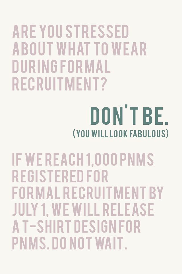 Keep signing up for Formal Recruitment before prices increase July 7! #GoGreek #GoPiPhi