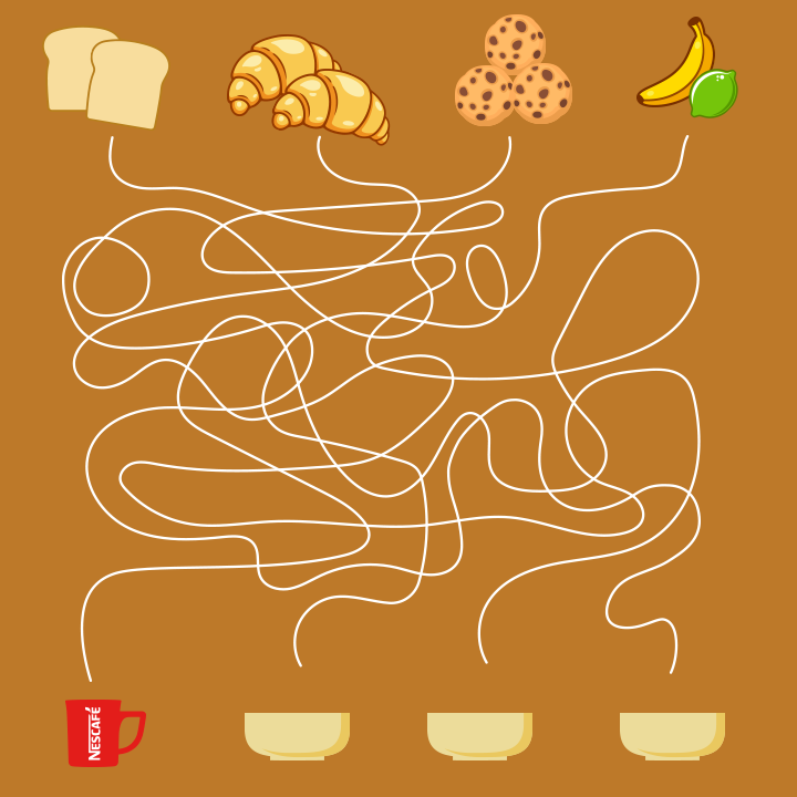 NescafeAfrica's tweet photo. Find which path leads to the #Nescafé mug and share with us. #GreatStartGreatDay #StartRightEndRight #Puzzles #MondayMotivation #HappyNewMonth https://t.co/48VPhKgT63