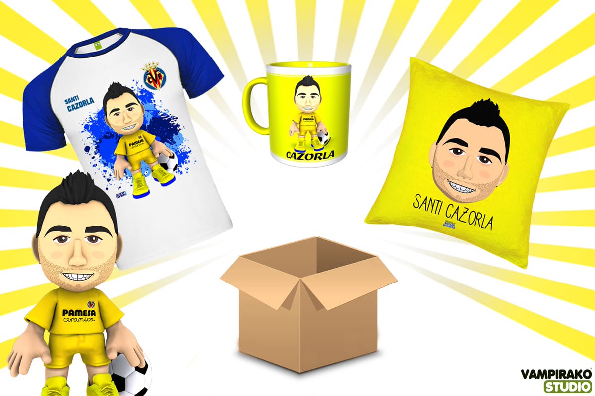 VampirakoStudio's tweet photo. 🔥SORTEO ESPECIAL🔥 de un súper pack de @19SCazorla con motivo de los 3000 productos vendidos de ‘@VillarrealCF Soccer Hunters’.

➡Participa aquí: https://t.co/znooxCxxoA https://t.co/r8F3OlzURc
