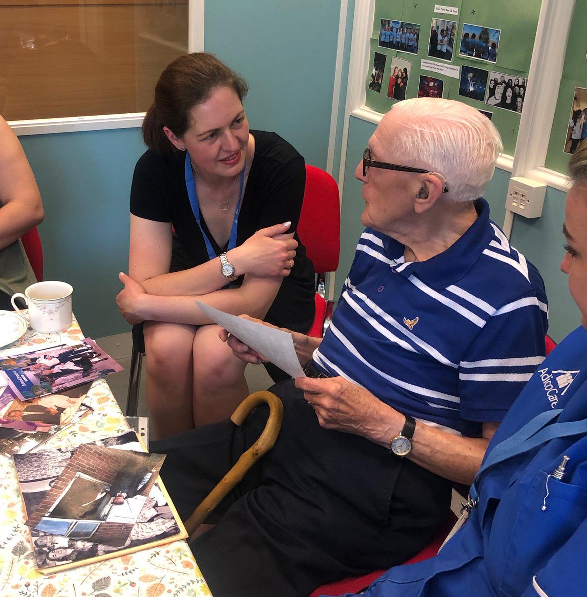 A great day was had by all at <a href="/adico_care/">Adico Care LTD</a> . A group of clients were invited in to our offices for a lovely lunch and to share stories and memories from the past. A lovely afternoon spent looking at clients photographs and reminiscing!