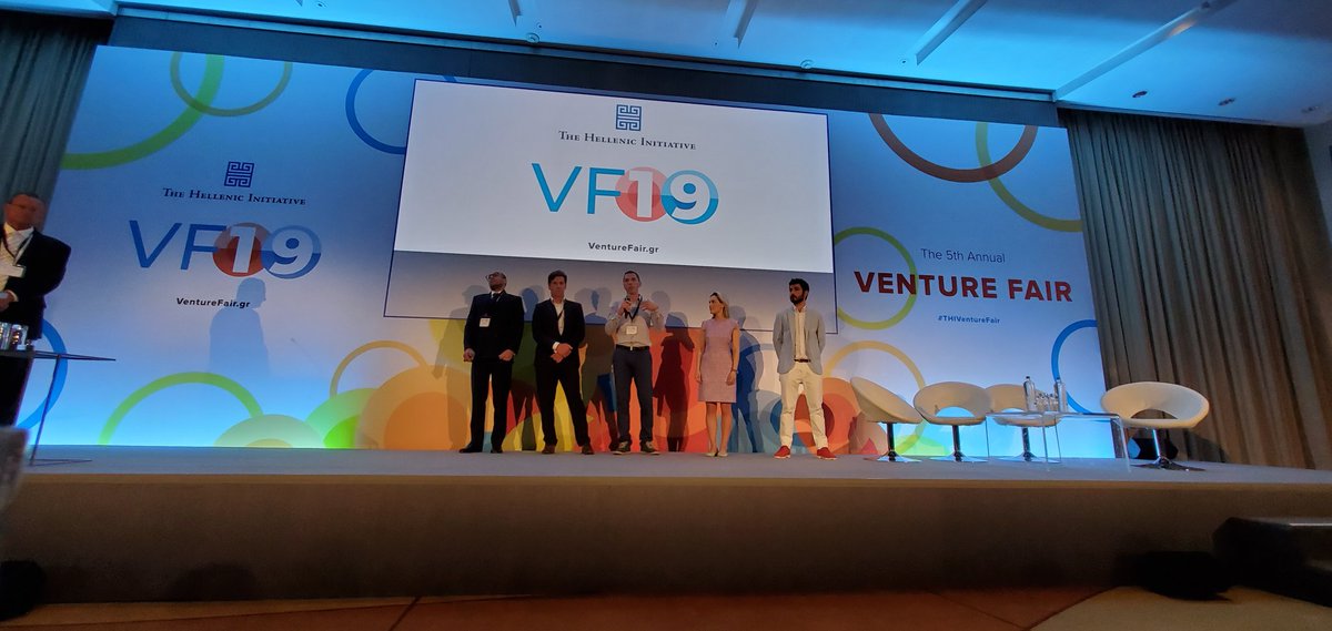 ERGOCapital's tweet image. The five finalists at #THIVentureFair represent edtech, agtech, fintech and cosmetics... impressive diversity in the Greek tech and startup world #GreekTech @THI_OneGreece @AccelGreece