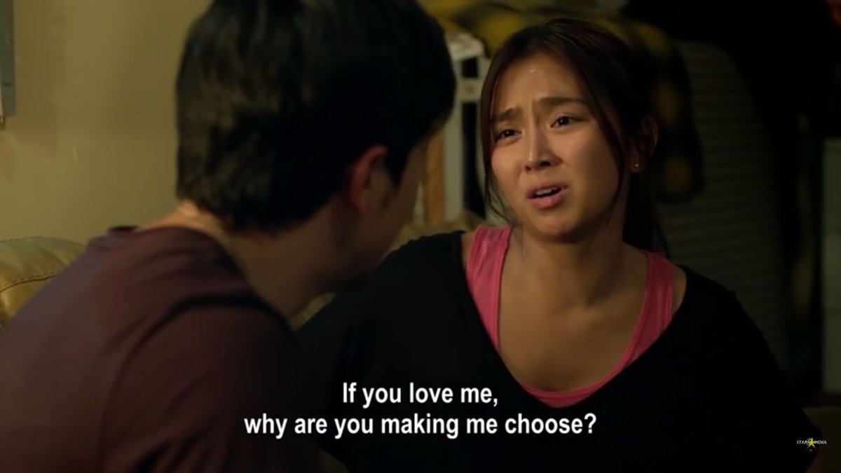 KATHPossible's tweet photo. This scene in Hello Love, Goodbye reminded me of a scene in lucifer when he wanted chloe to choose him. 

#HELLOLoveGoodbyeTRAiLER https://t.co/IvcLppHhdD