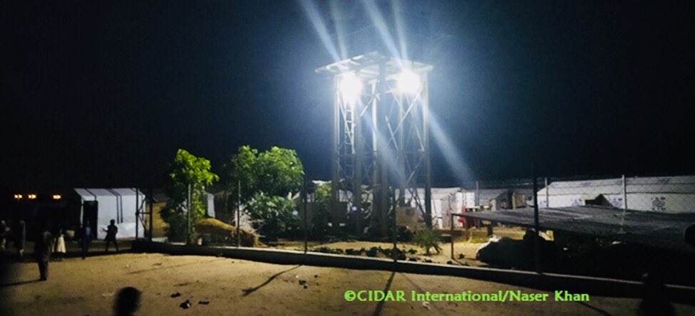 cidarnigeria's tweet photo. @cidarnigeria installed LED light at water points in Teachers Village Camp in partnership with @UNICEF_Nigeria to ease safe water fetching for Children, Women and Girls at night. @SabaRahman1010 https://t.co/5VR2uWKGDi
