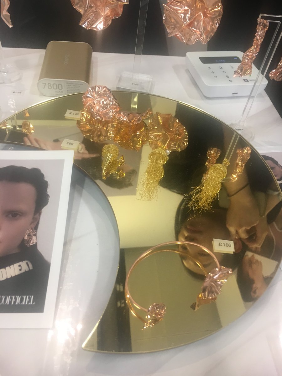 What a day at New Designers Exhibition #nd19 . A treasure trove of emerging talented #jewellery designers spotted  Bethan Cuban  Shan He Jewellery Emma Morris Design <a href="/feihefeihefeihe/">FEIHEFEIHEFEIHE</a>