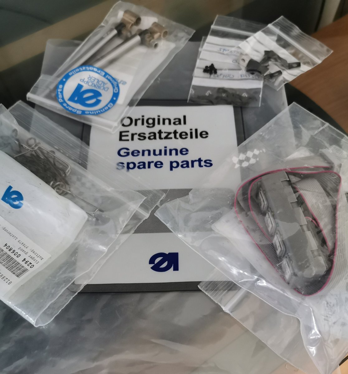 jayssmrs's tweet image. Shiny new parts for some jobs this week #Production #Durkopp #genuine