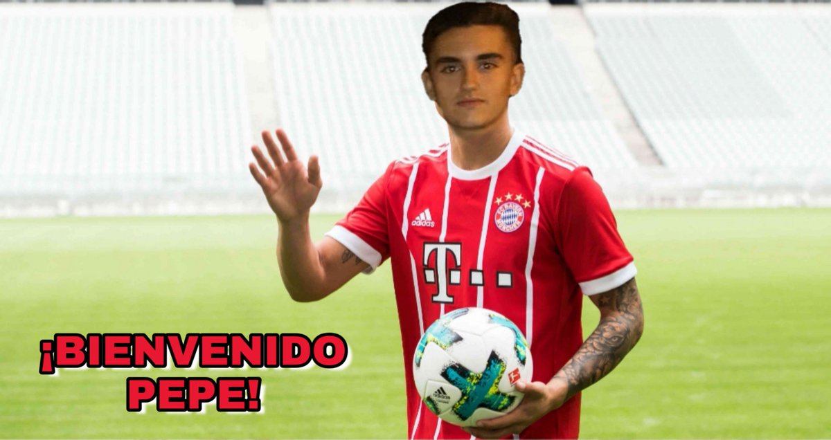 javisoldado11's tweet photo. INEDITO!⚠️🚨 El @FCBayernES informa de la incorporación de @C09Pepe al equipo!
Llega a cambio de 2 barriles de cerveza y 4 paquetes de salchichas de Frankfurt.
#BienvenidoJoseMaria https://t.co/FpUomqFDaB