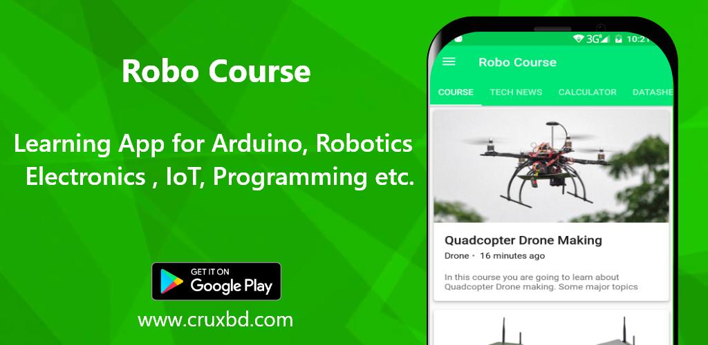 CRUXappHardware's tweet image. &quot;Robo Course&quot; App by @CRUXappHardware 
play.google.com/store/apps/det…