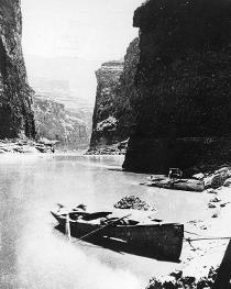 USGS_Water's tweet photo. This year is the 150th anniversary of John Wesley Powell’s Colorado River expedition. His journey recorded some of the earliest known maps, data, topographic &amp; geologic measurements, &amp; documentation of Native American culture along the River.  https://t.co/DMfFImnkMT https://t.co/9EFsFQyVYQ