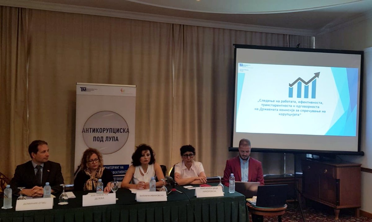 Today we opened a 🇬🇧 funded project that promotes increased public oversight of the State Commission for Protection against Corruption. Ensuring institutions work in the public interest in collaboration with <a href="/IHR_MK/">IHR/ИЧП</a> and Transparency Macedonia