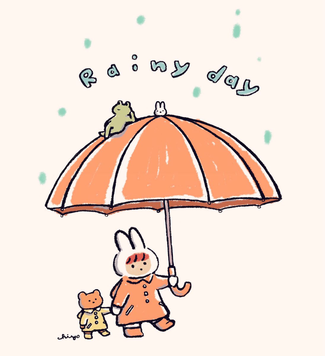 Chiyo در توییتر 雨の日 Rainy Day 今日のうさおさん 14 Chiyoillust うさおさん ほっぺちゃん 雨 梅雨 Rain Rainyday うさぎ クマ Rabbit Bear Illustration イラスト 絵 絵本 漫画 Comic Manga Picturebook T Co Pmltjv7ywu