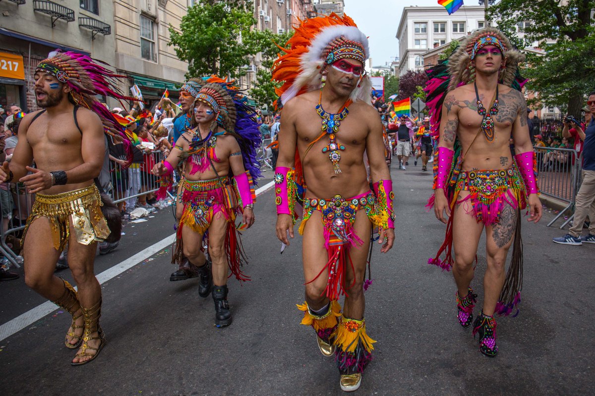 Gothamist's tweet photo. Photos: Massive Turnout For Euphoric NYC Pride March https://t.co/9yXMb2vrhA https://t.co/js0j4jDGpT