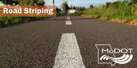 MoDOT_Southwest's tweet photo. We're striping today on these routes:
- #McDonaldCo and #NewtonCo on I-49
- #ChristianCo on US 65
- #WebsterCo and #WrightCo on Hwy 60
-#LawrenceCo #WebsterCo and #GreeneCo on I-44
Watch for slow-moving equipment and give them plenty of room. #MoDOTSW #WatchOutForUs https://t.co/eLcvCmO9Fc