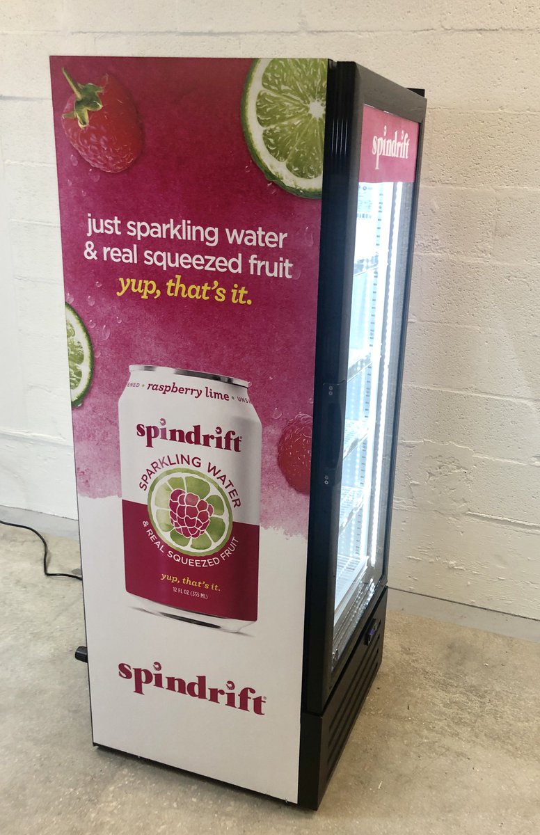 Screen_Graphics's tweet image. Another happy customer! 

#Spindrift what’s your favorite flavor?

Find out more about everything we can #print here!
sg.screen-graphics.com/home
